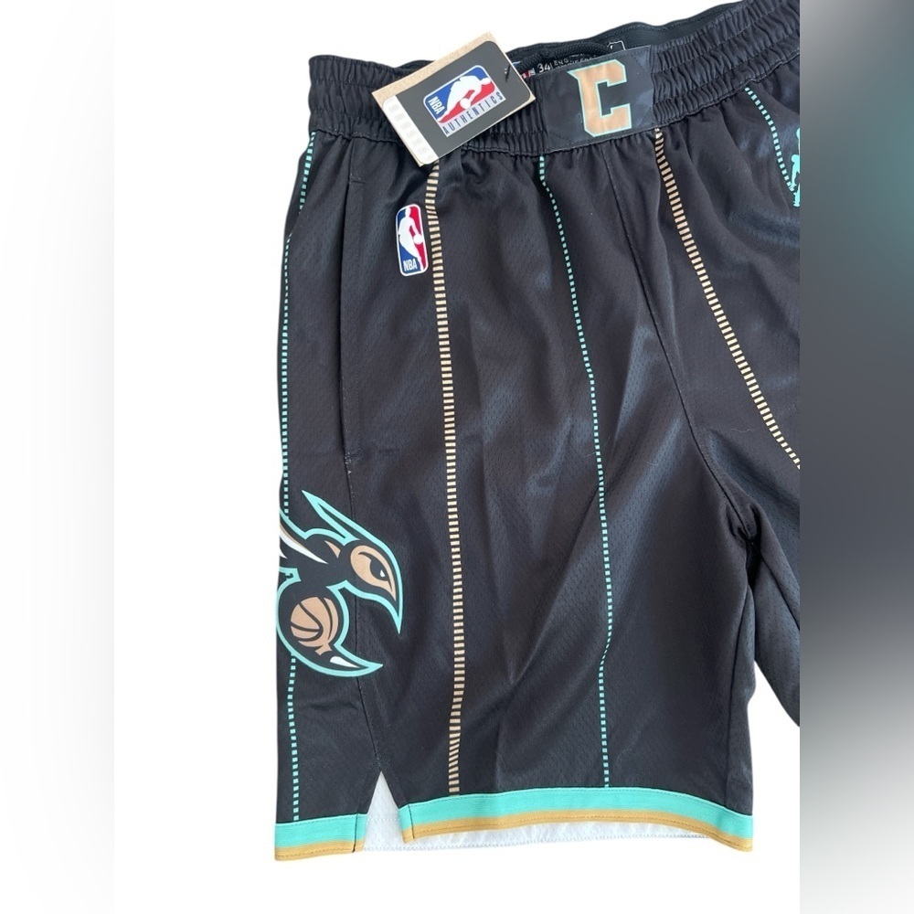 Charlotte Hornets NBA Jordan City Edition Swingman Shorts Size 34 Medium - Picture 3 of 6